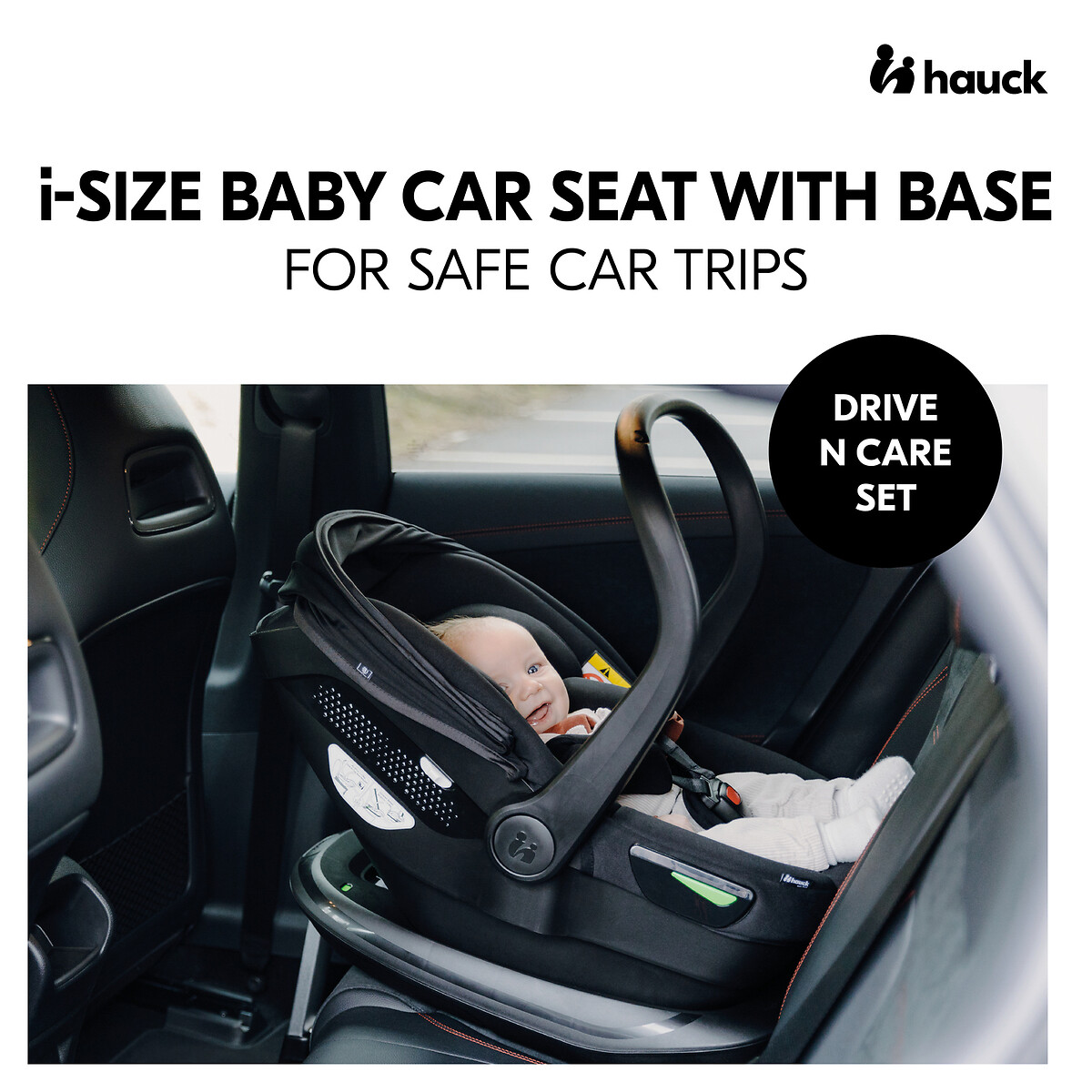 Drive N Care Set Car Seat- Black black, HAUCK