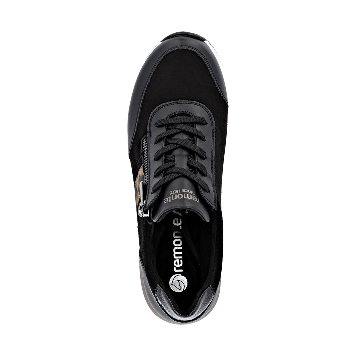 Basket à Lacets Et Zip Newa noir comb, REMONTE