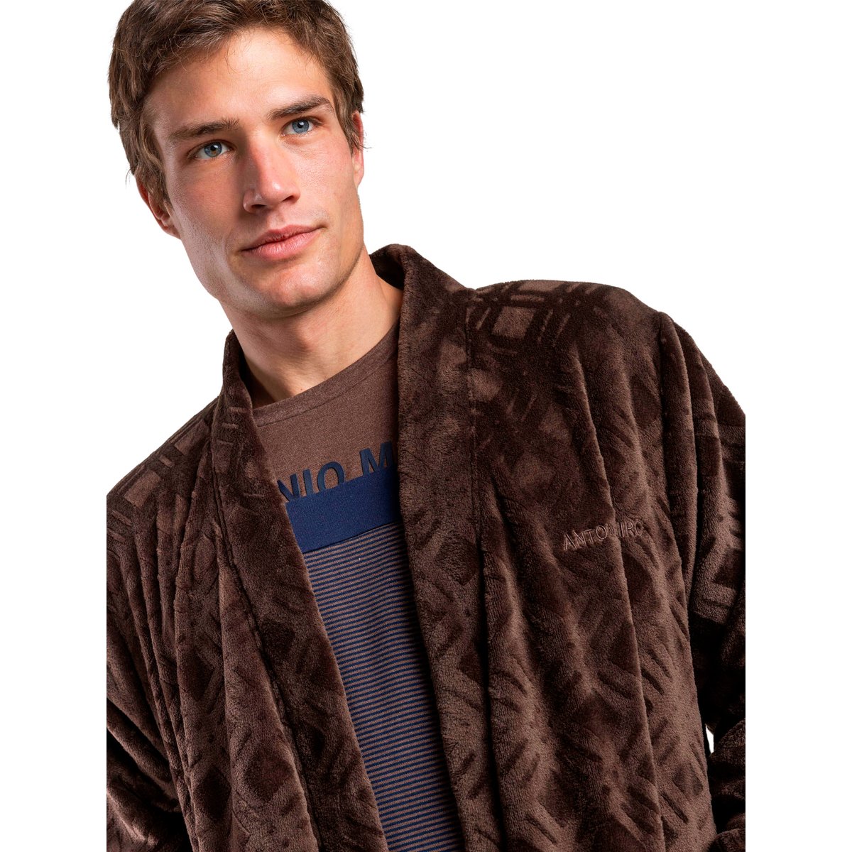 Robe de chambre Dapper Antonio Miro marron, ADMAS