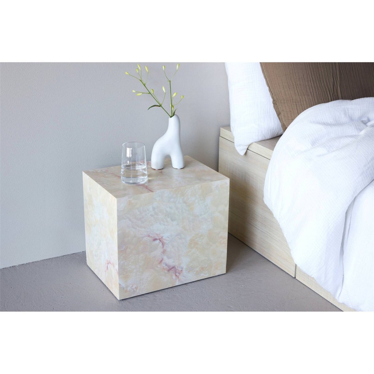 Table basse DISPECT effet onyx onyx clair, RECOLLECTION