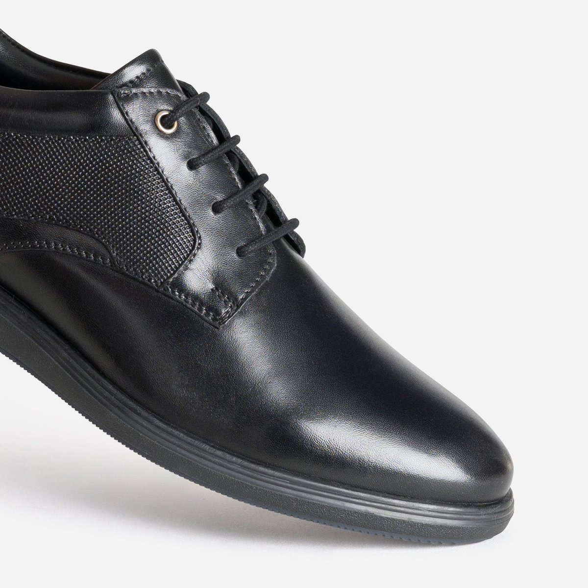 Derby en cuir FERRUCCIO noir, ERAM