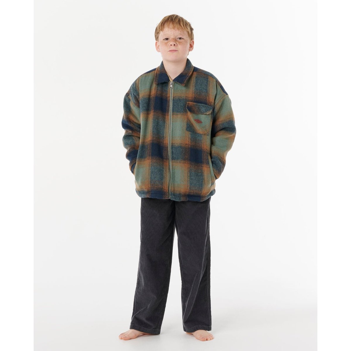 Veste Surfer Lined - Enfants forêt profonde, RIP CURL