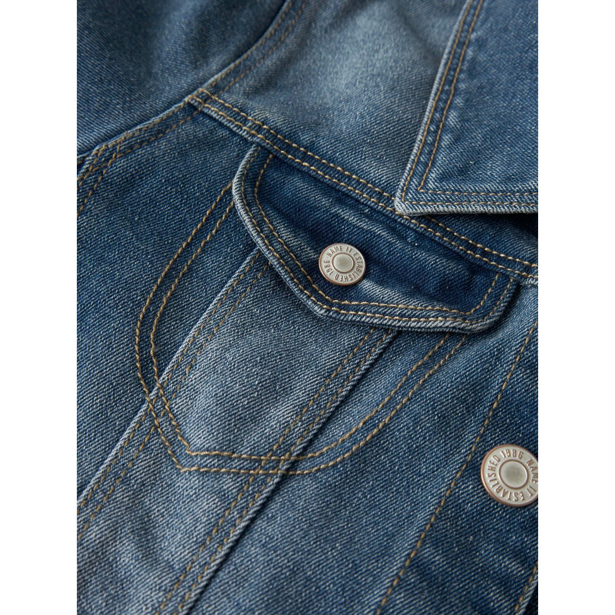 Veste en jean medium blue denim, NAME IT