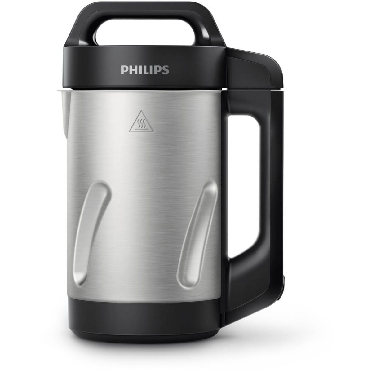 Blender chauffant HR2203/80 Blender pour soupe métal 1,2L, 1000W noir, PHILIPS