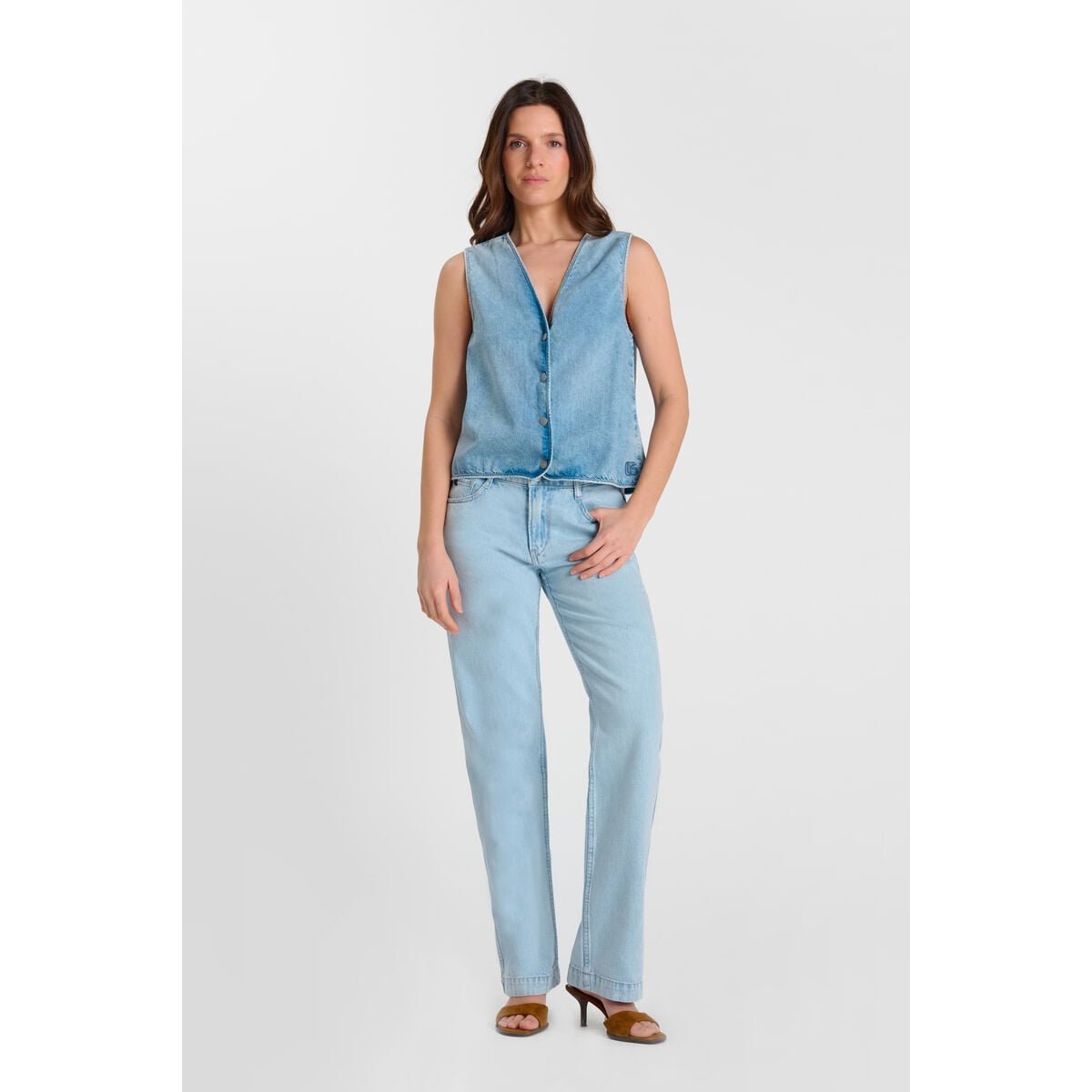 Gilet CASSIS blue, LE TEMPS DES CERISES