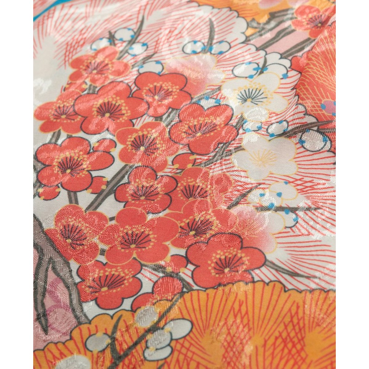 Robe imprimée en jacquard à ourlet en pointes corail kam, SUPERDRY