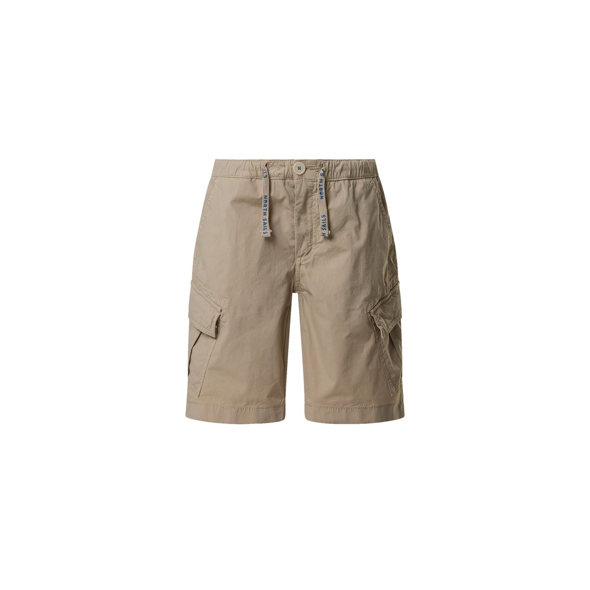 Short cargo à taille élastique beige, NORTH SAILS