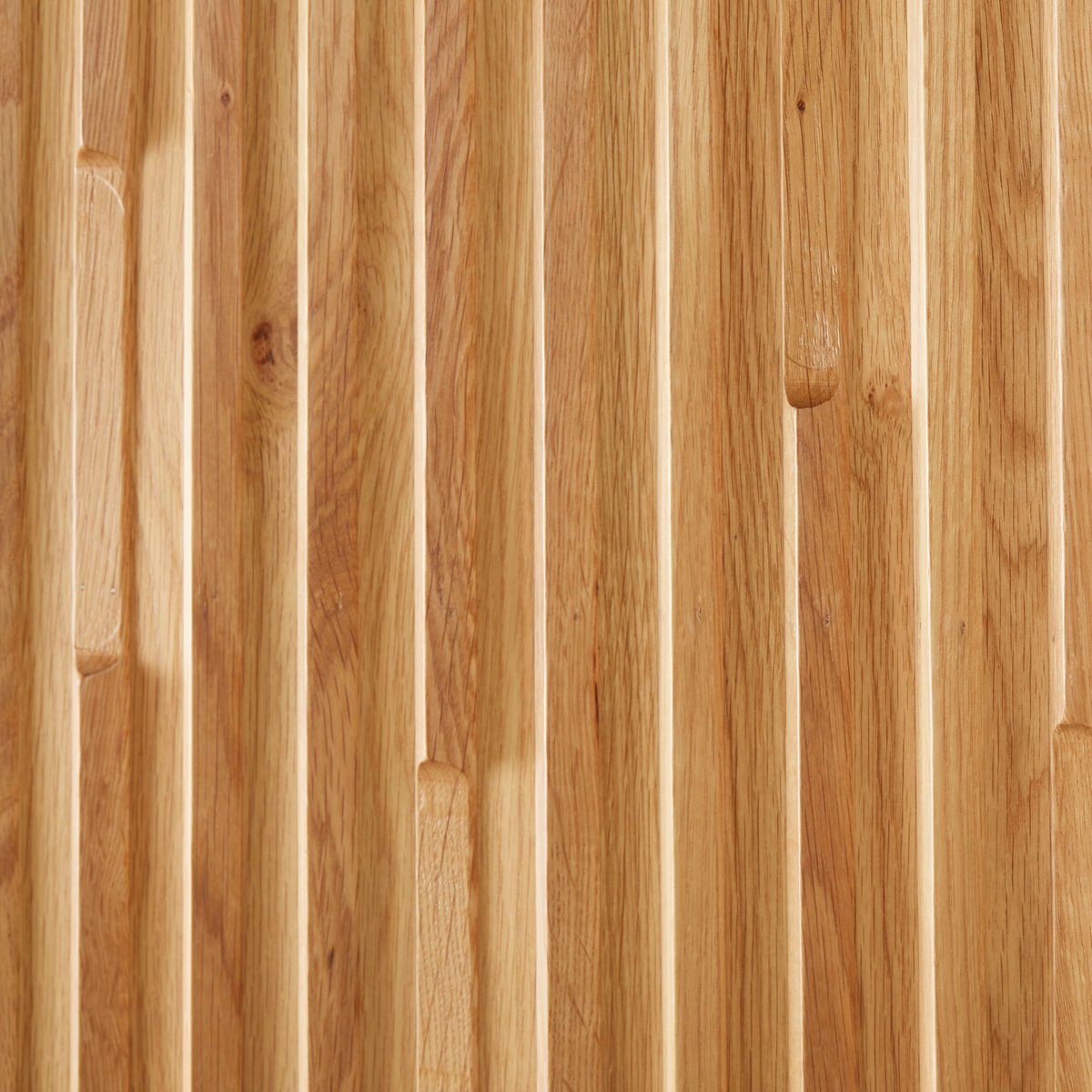 Meuble bas 3 portes chêne naturel, ZAGO