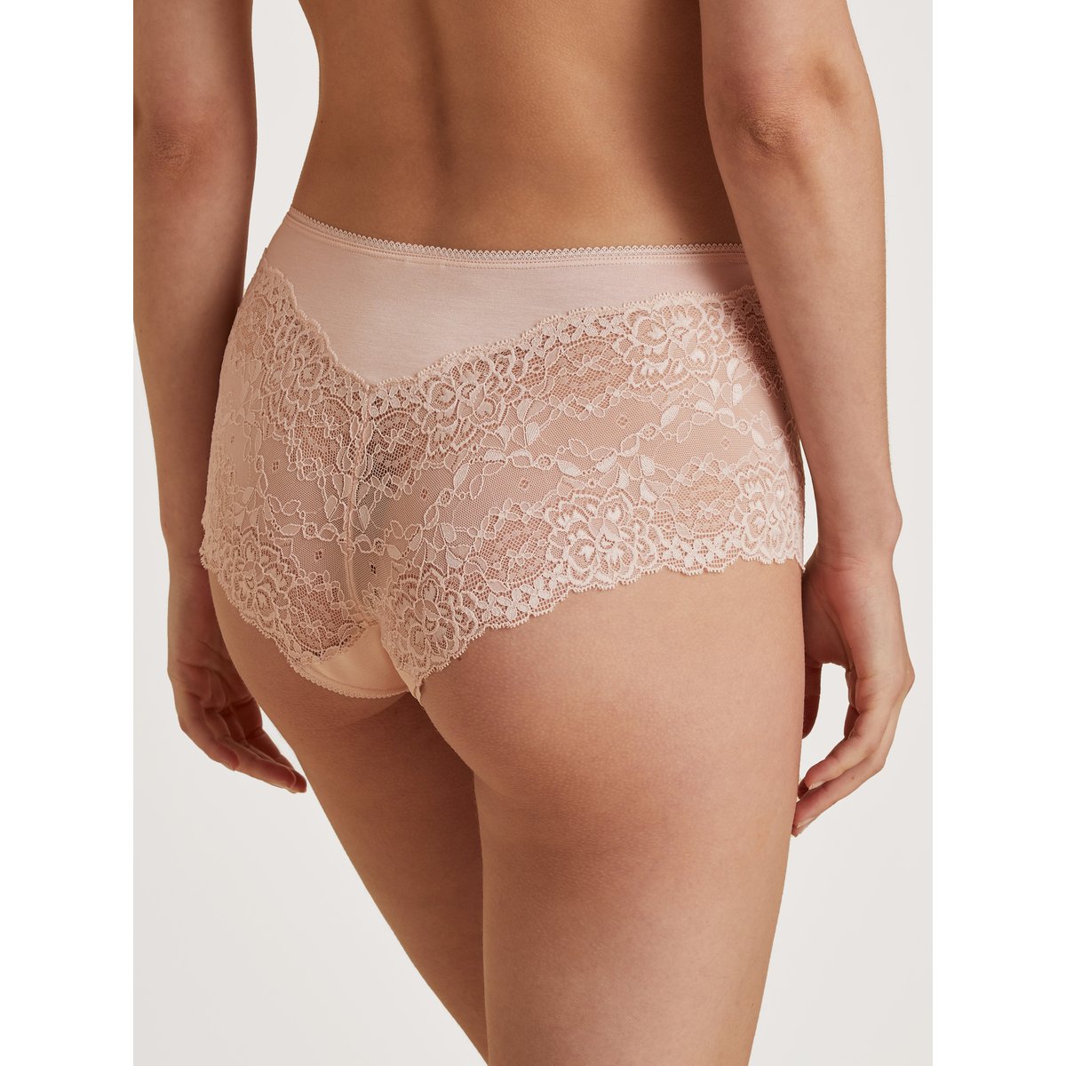 Panty taille haute Polyamide SENSUAL SECRETS dentelle parfait rose, CALIDA