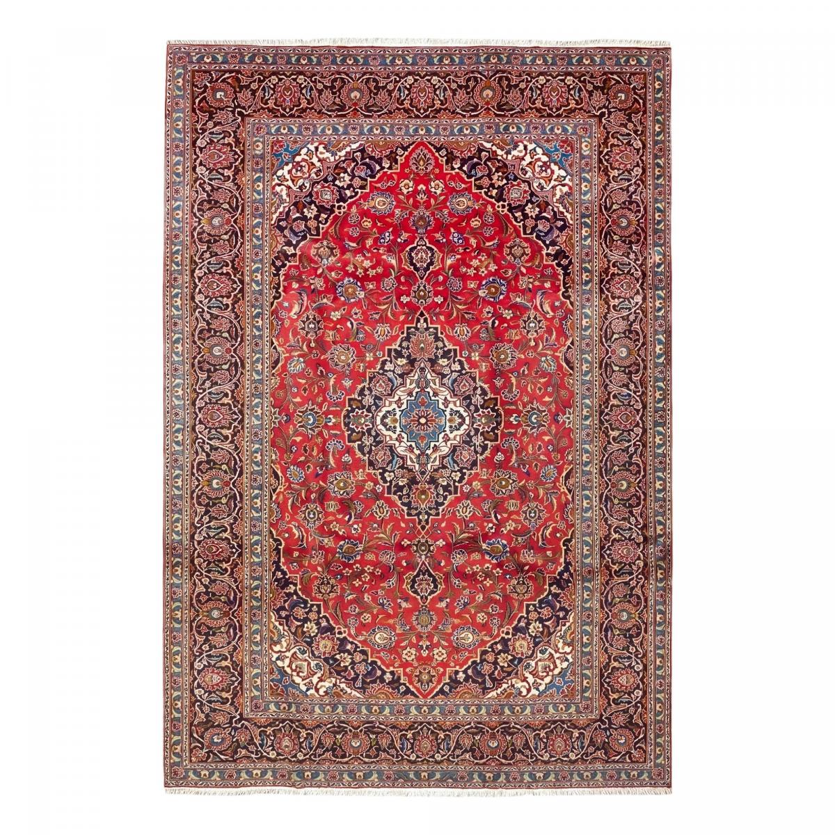 Tapis d'orient au motif oriental authentique, noué main, ARDAKAN 4 rouge, beige, bleu, UN AMOUR DE TAPIS