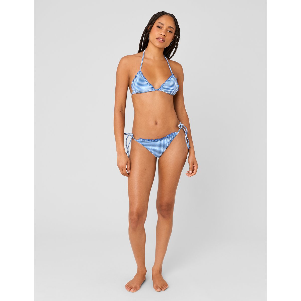 Bas de maillot de bain bleu foncé, BZB