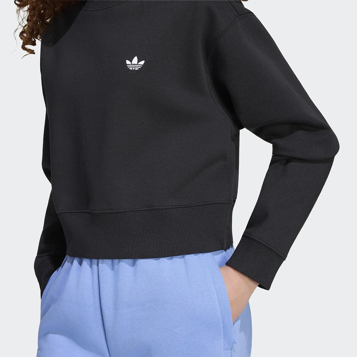 Sweat col rond noir, adidas Originals