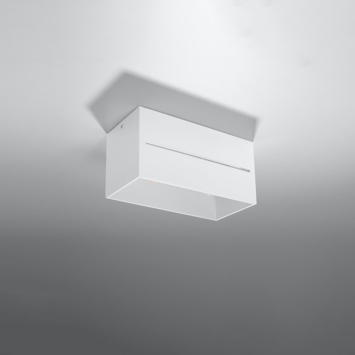 Plafonnier Aluminium Blanc G9 2 Lobo blanc, EDEN