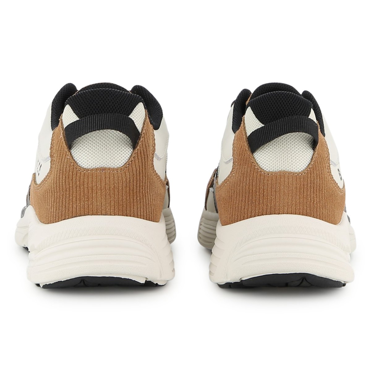 Baskets basses à lacets tourbe, BOSS KIDSWEAR