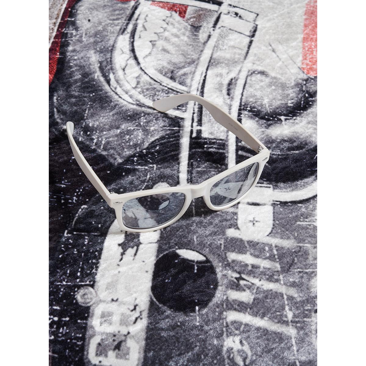 Tapis enfant tissé SKULLS gris, UN AMOUR DE TAPIS