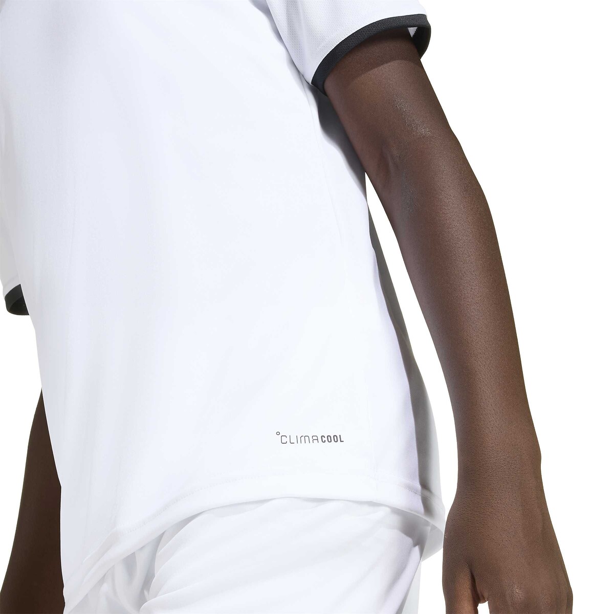 T-shirt à manches courtes de football blanc, adidas Performance