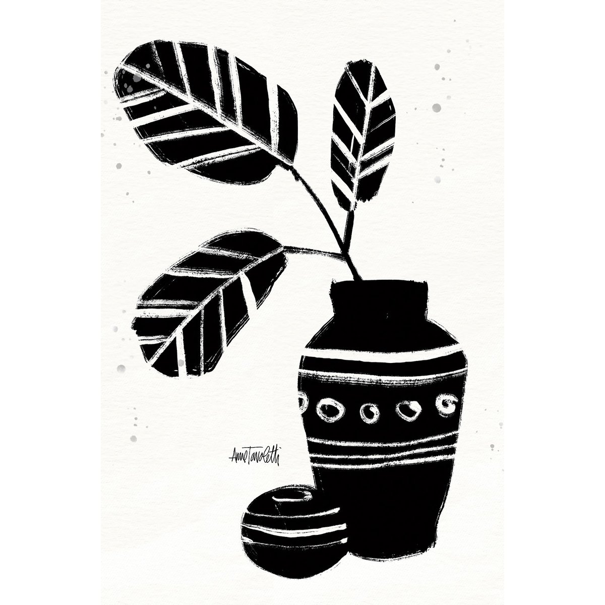 Tableau Botanique azteque tableau alu dibond, HEXOA