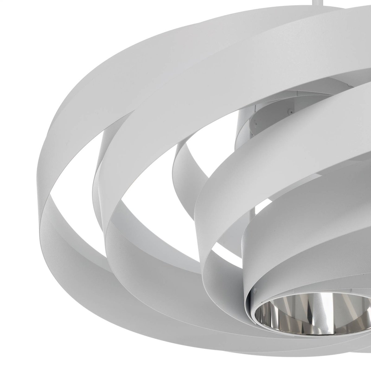 Plafonnier en métal moderne, Tori blanc, EULUNA