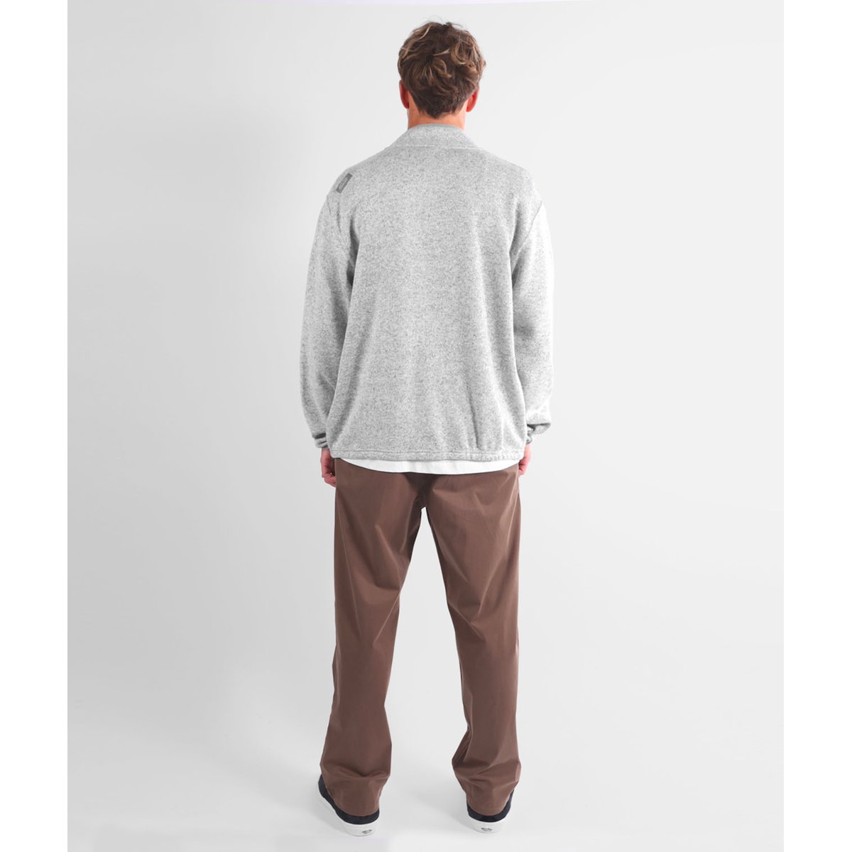 Polaire demi-zip ESCAPE gris chine, OXBOW