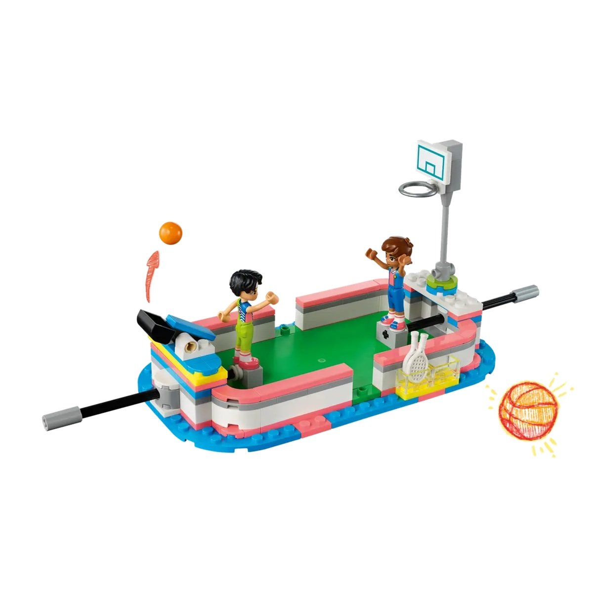 Friends Le centre sportif multicolore, LEGO