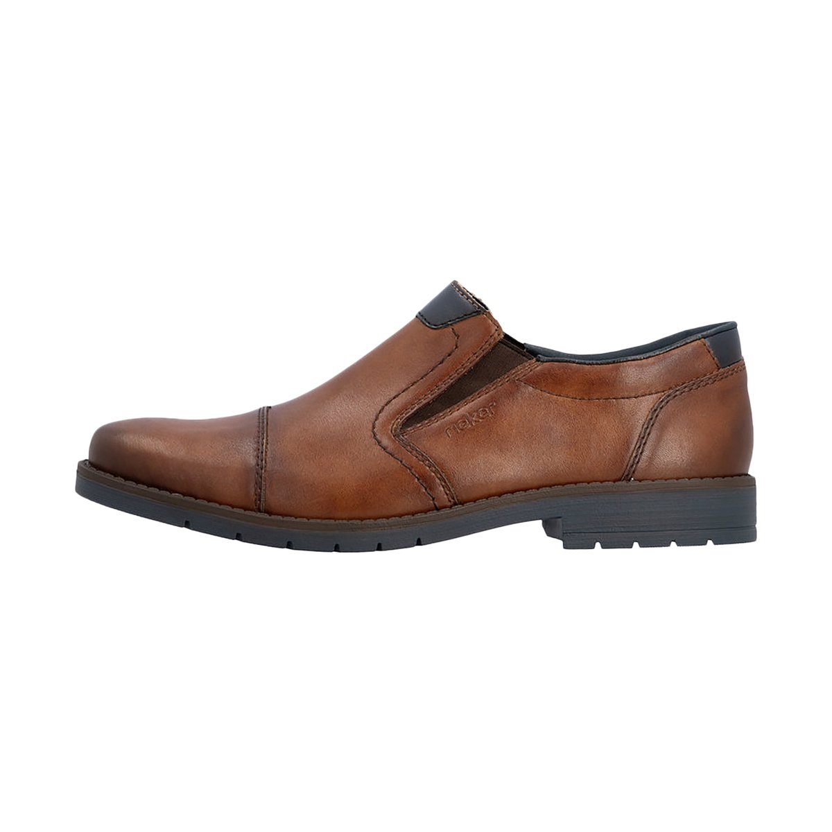 Mocassin Cuir Rgd marron, RIEKER