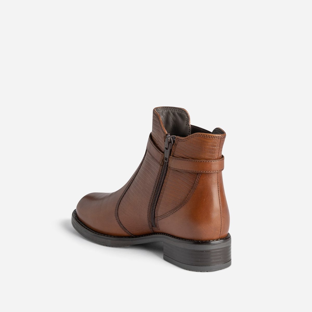 Boots en cuir AOULE cognac, ERAM
