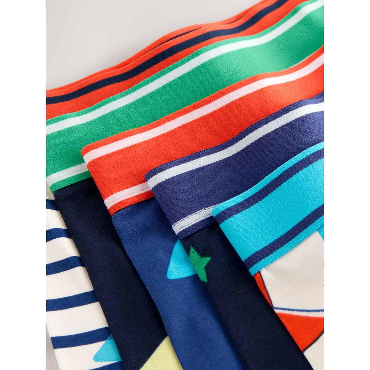 Boxers junior à motifs, lot de 5 multi-étoiles et rayures, NEXT