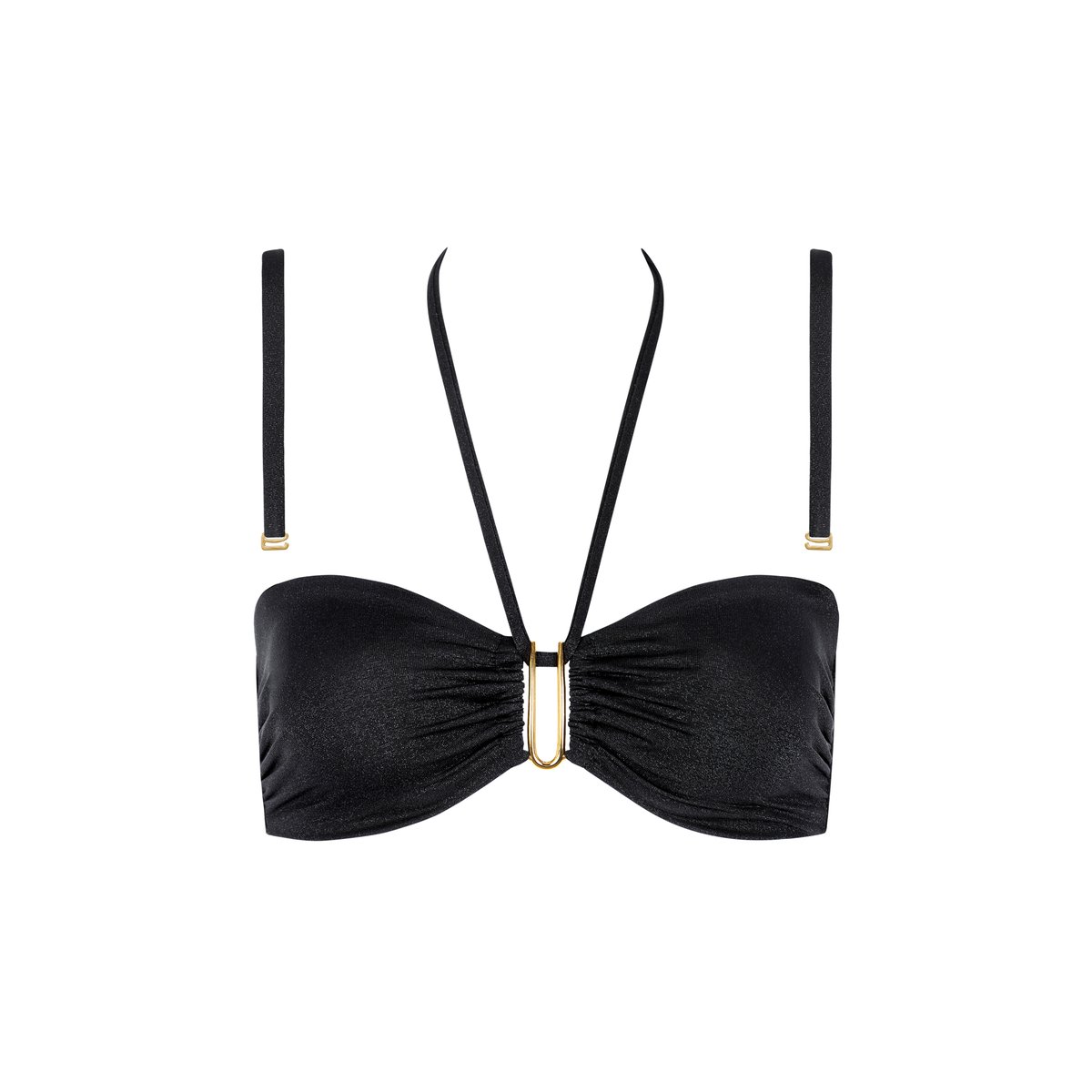 Haut maillot de bain bandeau sans armatures IMPERIA noir, LISCA