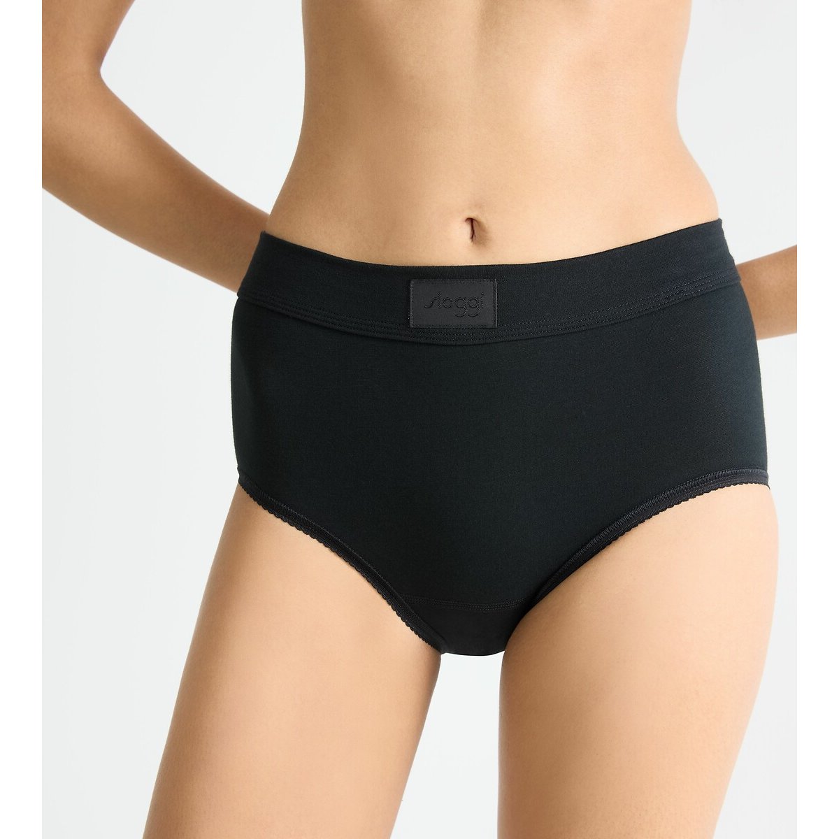 Maxi slip Double Comfort nero , SLOGGI