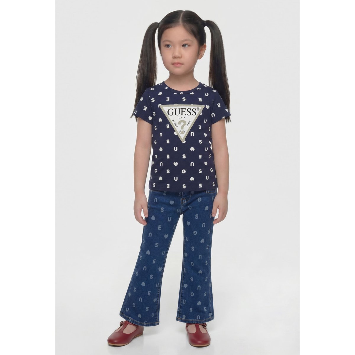 T-Shirt Imprimé Animal bleu foncé, GUESS KIDS