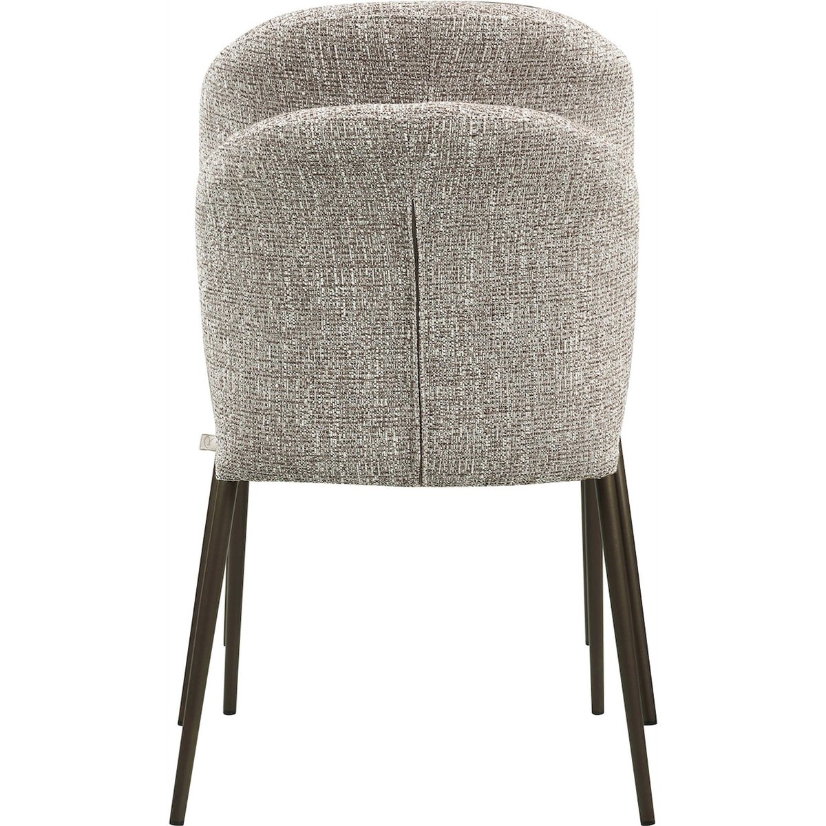 Chaise empilable de salle à manger, Lot de 2 earth tweed, RECOLLECTION