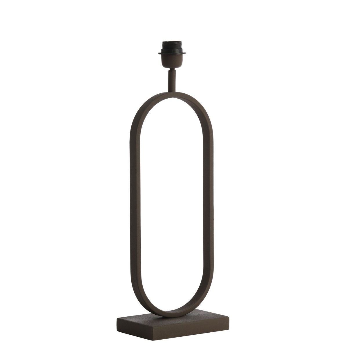 Base De La Lampe Métal JAMIRI marron, LIGHT & LIVING