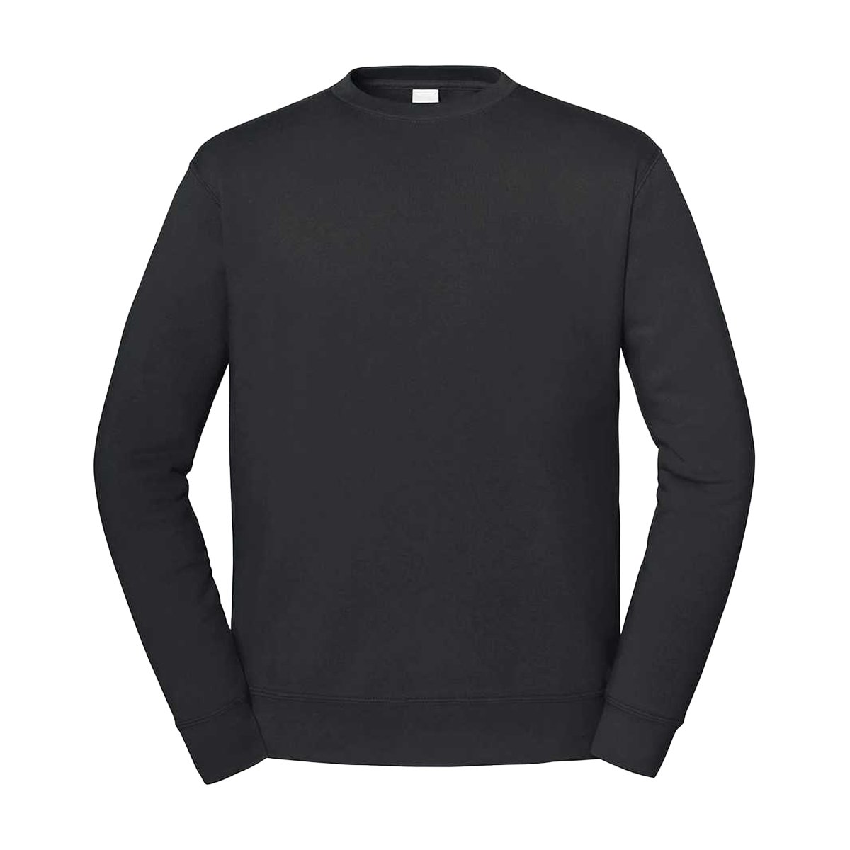 Sweat uni à col ras-du-cou ICONIC PREMIUM gris, FRUIT OF THE LOOM