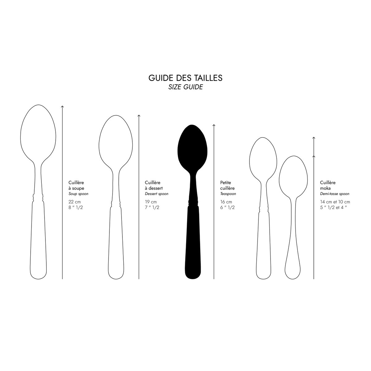 Petite cuillère, Jonc bois clair, SABRE