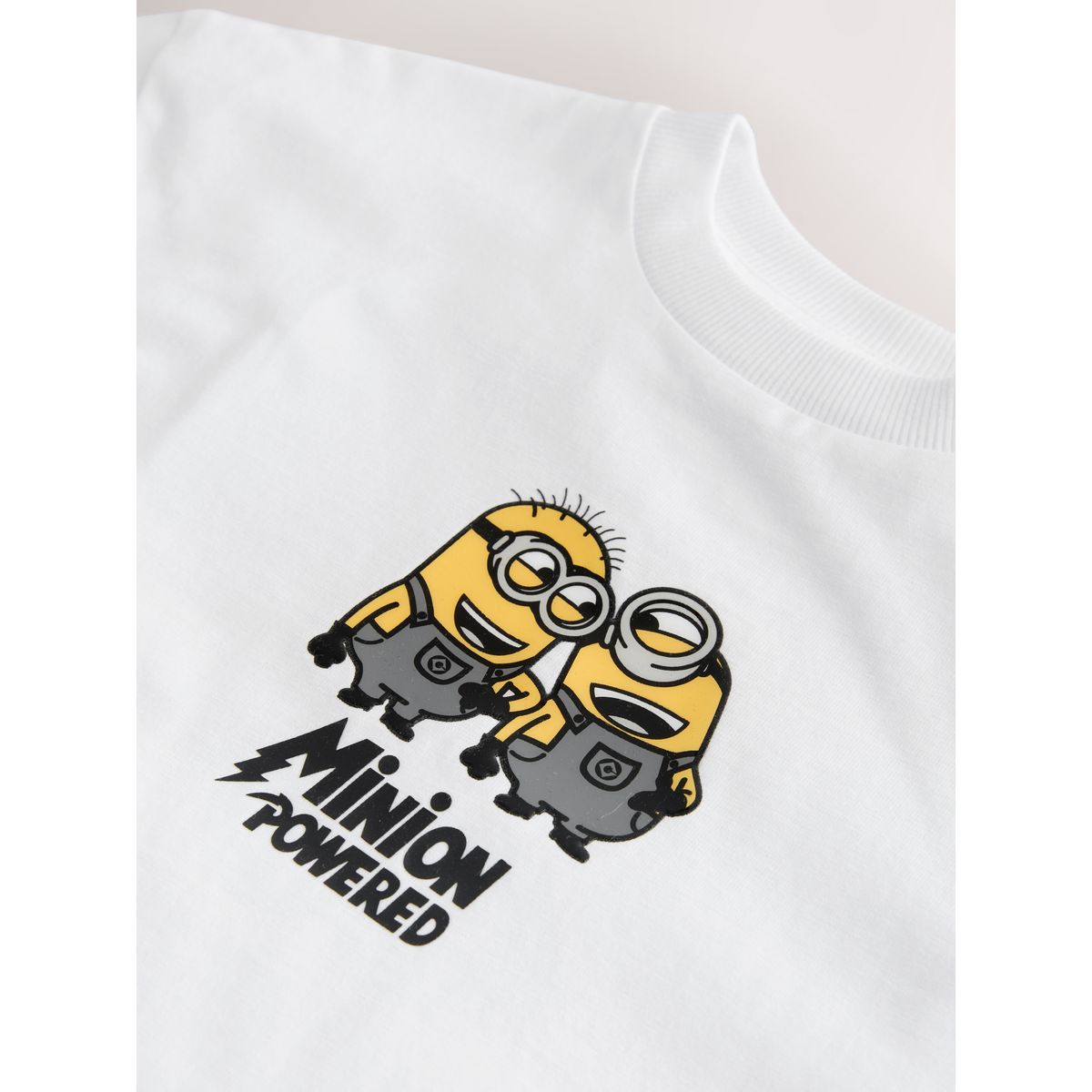 T-shirt minions impression blanche au dos, NEXT