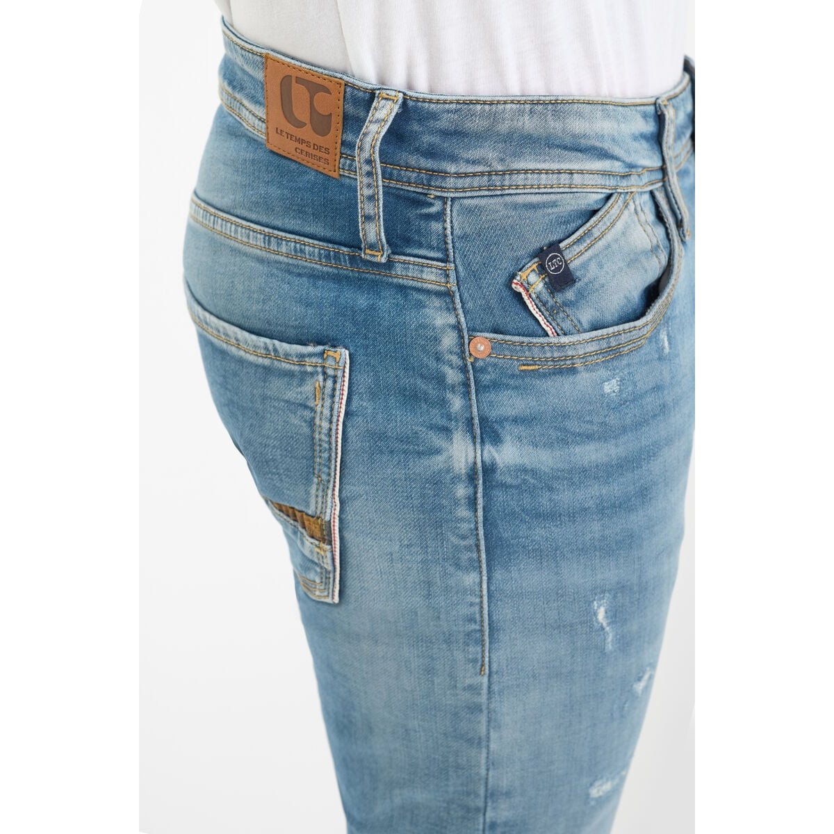 Jeans slim BLUE JOGG 700/11, longueur 34 blue, LE TEMPS DES CERISES