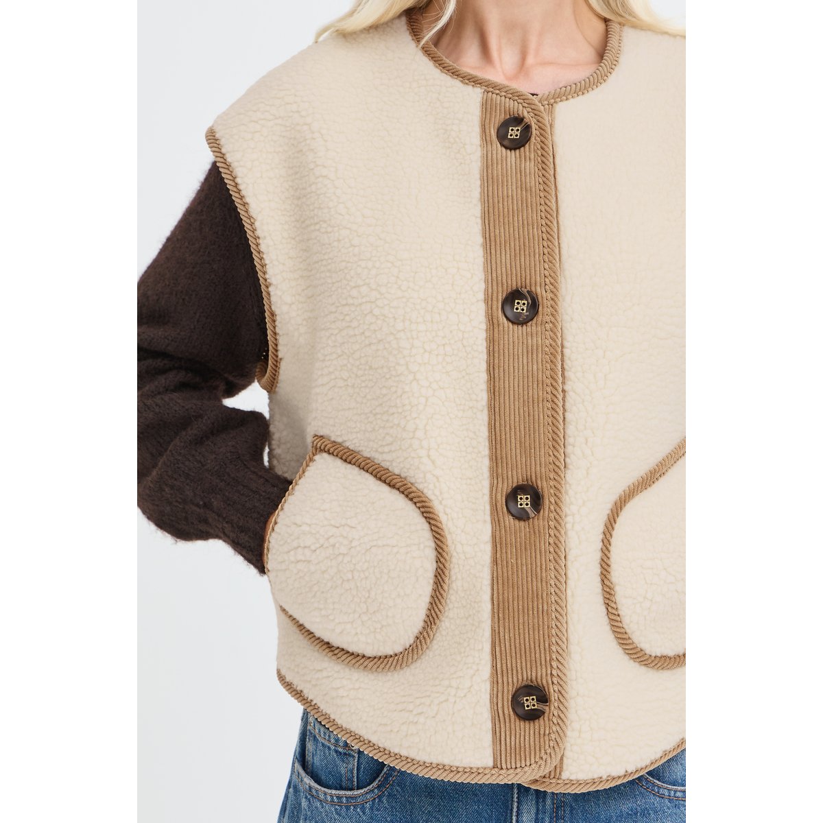 Manteau blanc birch, B.YOUNG