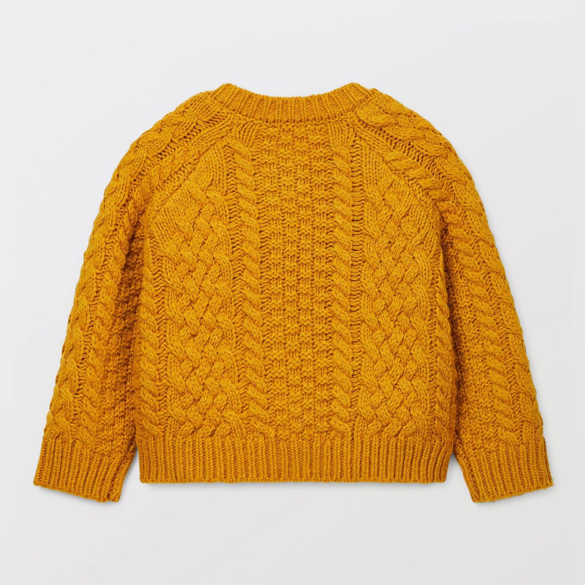 Cardigan tricot uni contenant de la laine jaune d oeuf, BOUT'CHOU