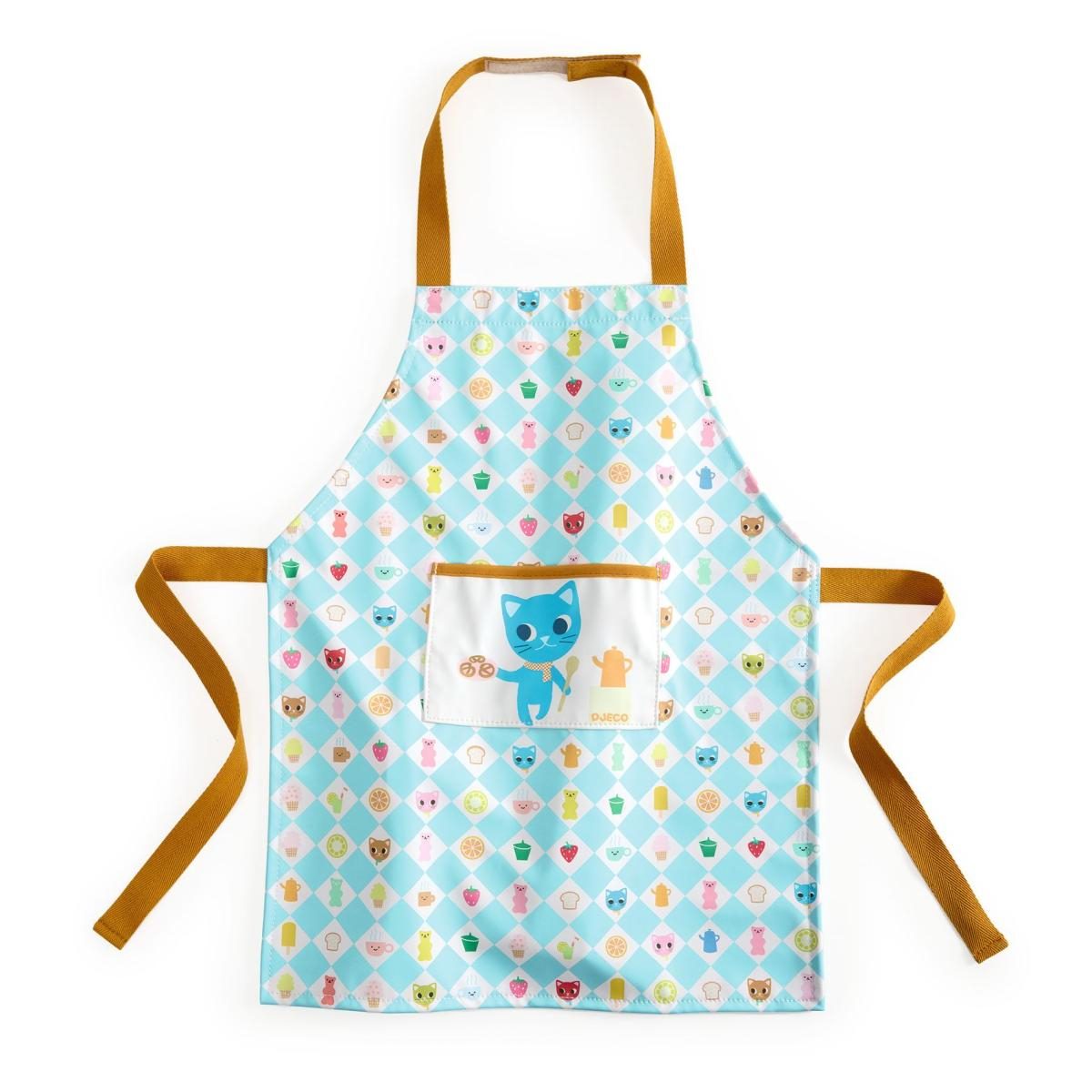 Tablier des chatons pour enfant couleur unique, DJECO