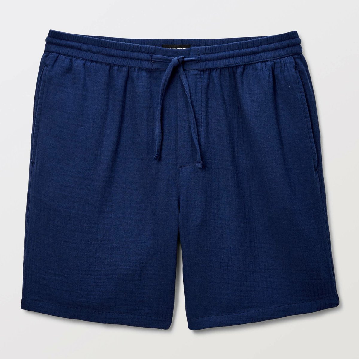 Short en gaze de coton BIO GOTS touareg, MONOPRIX