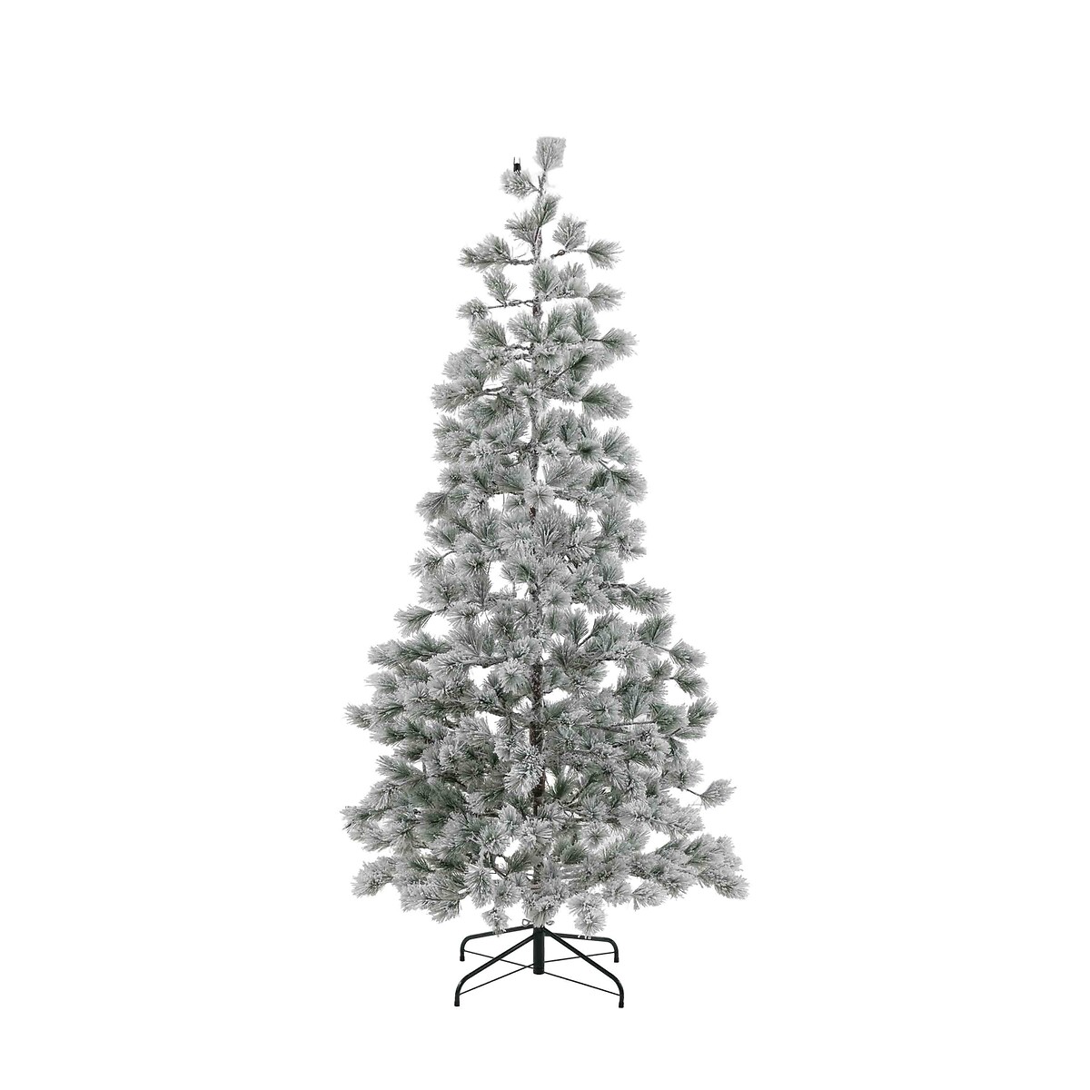 7ft Flocked Pine LED Christmas Tree green, ÉDITÉ