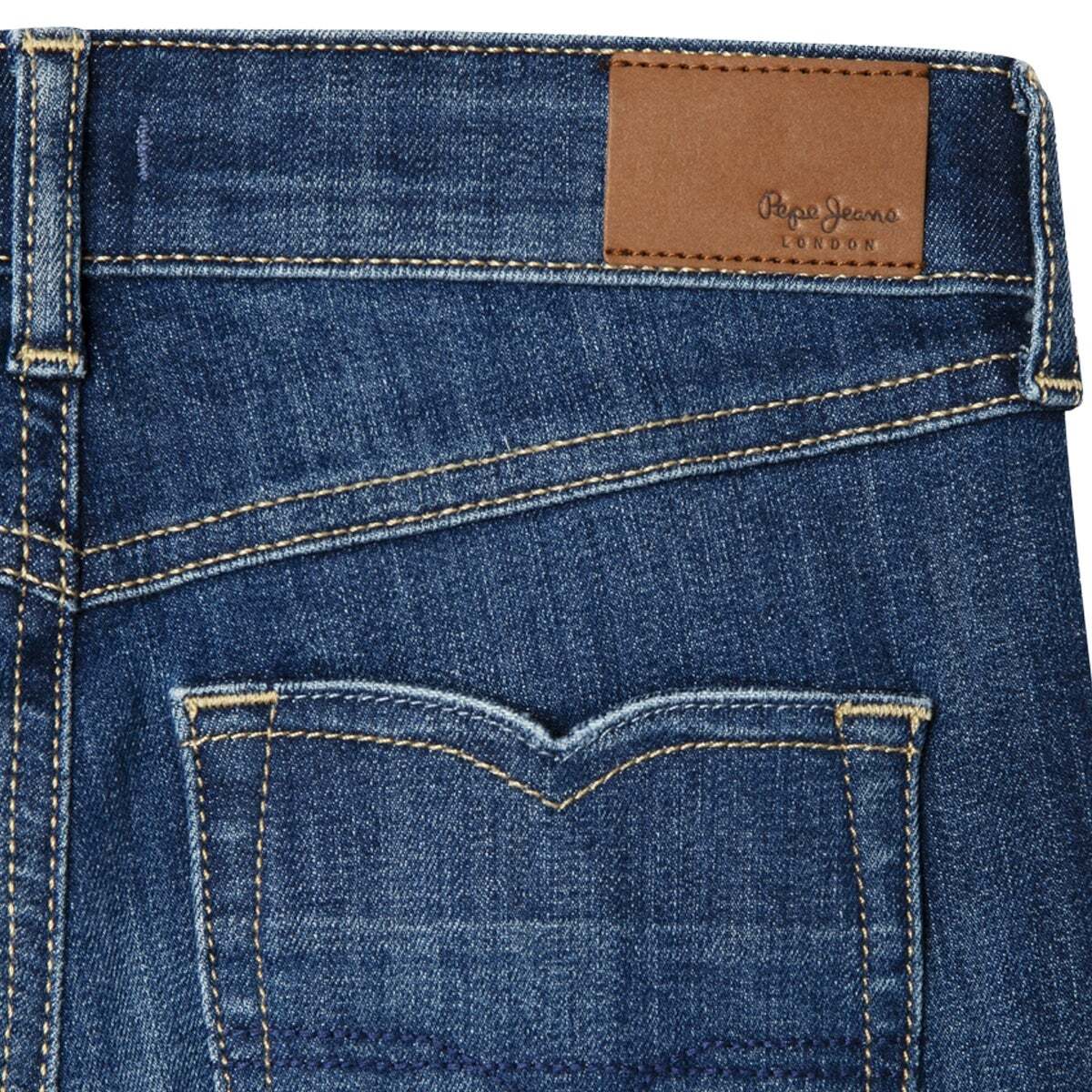 Iconic Gen - Jean Coupe Slim, Taille Moyenne moyen lavage de pierre, PEPE JEANS