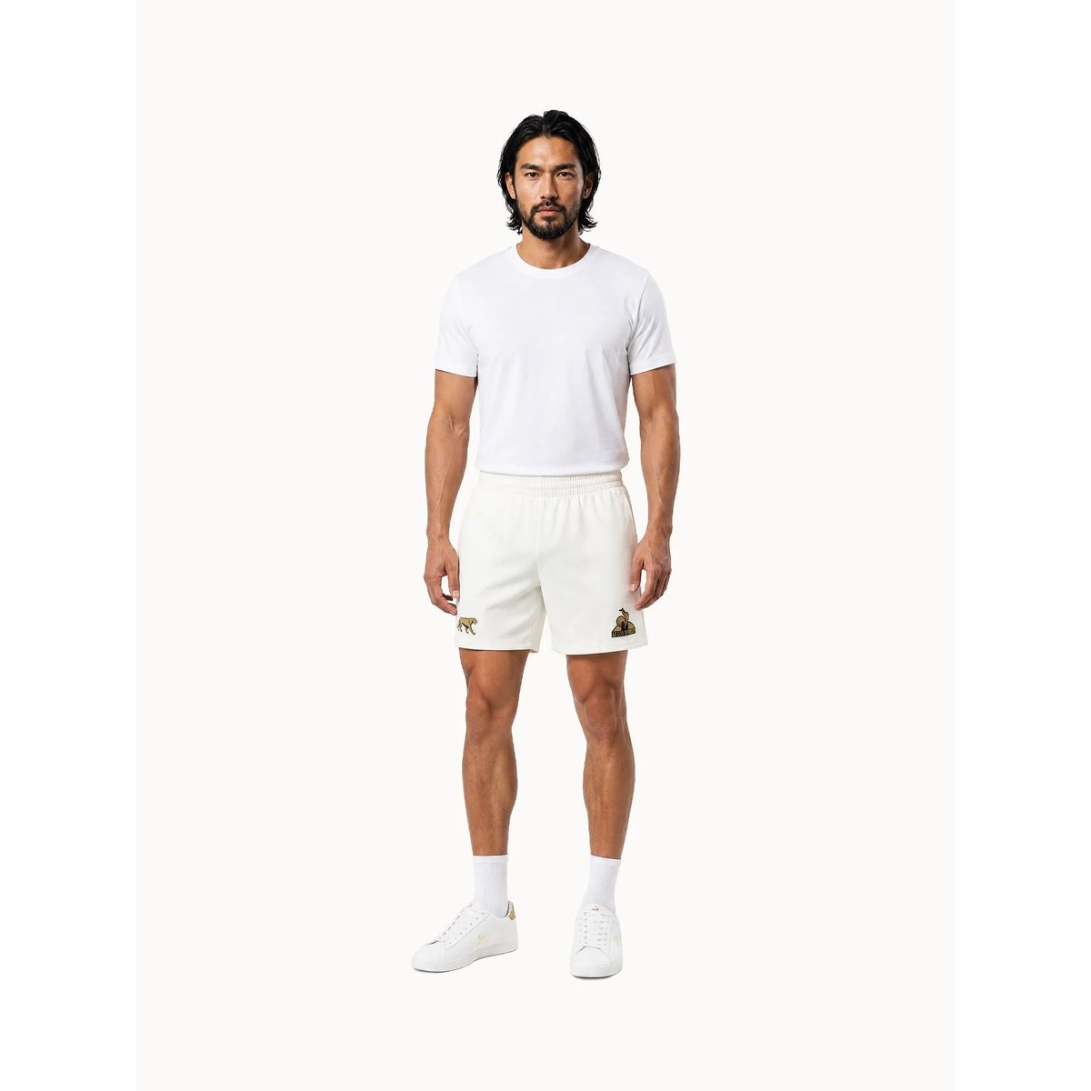 Short Los Pumas UAR new optical white, LE COQ SPORTIF