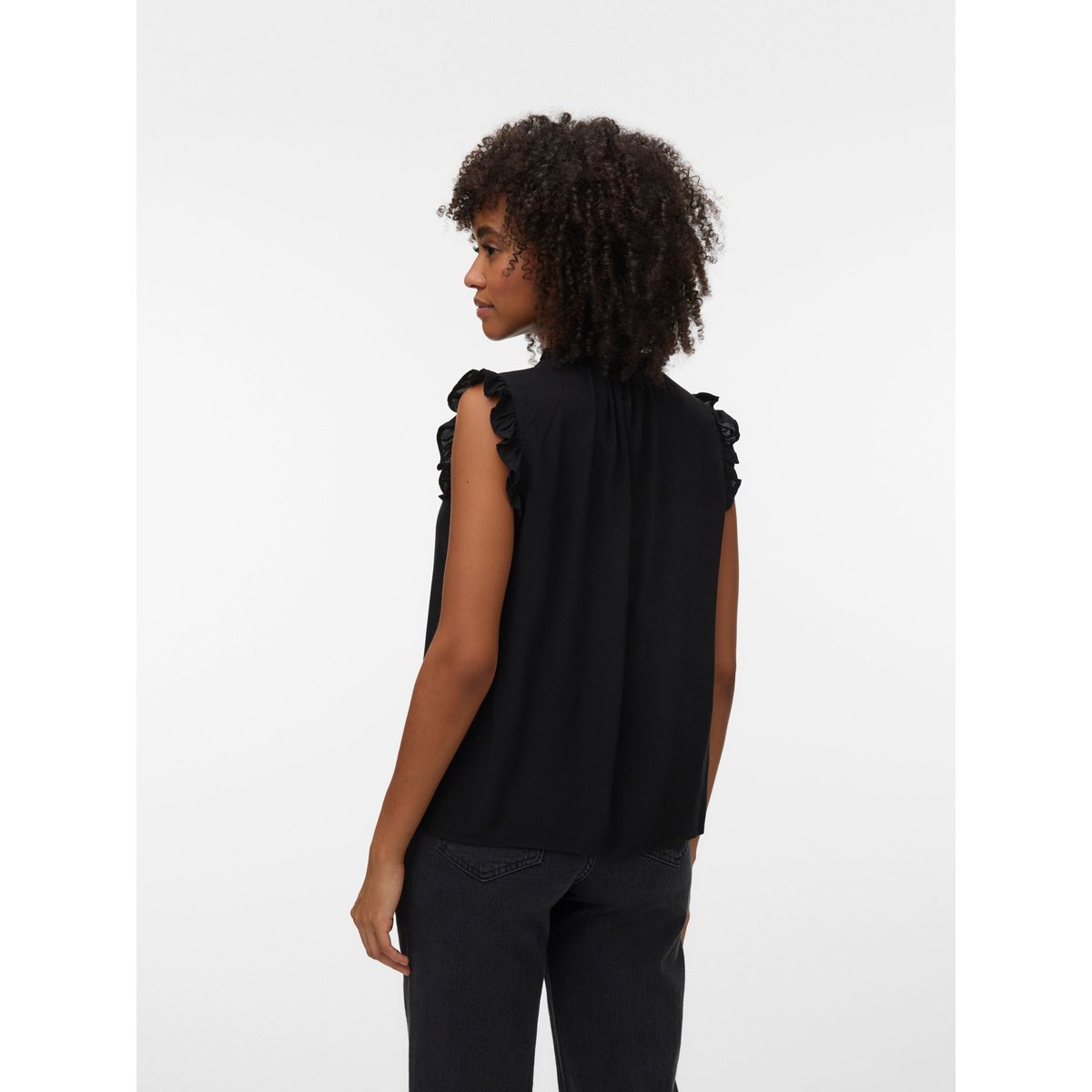 Top noire - black, VERO MODA