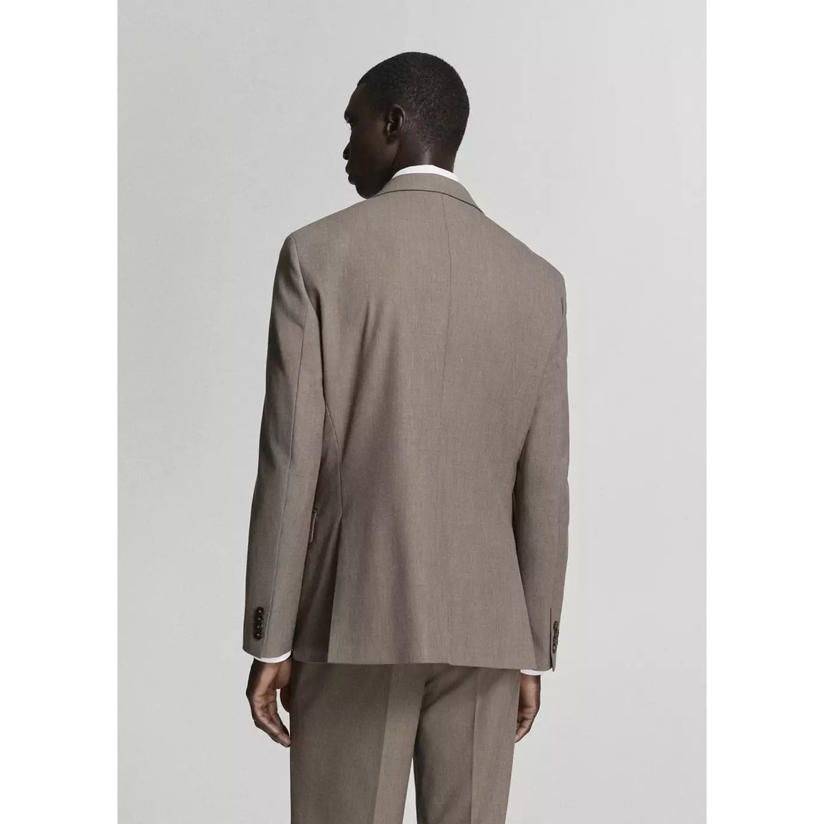 Veste de costume London regular-fit marron moyen, MANGO MAN