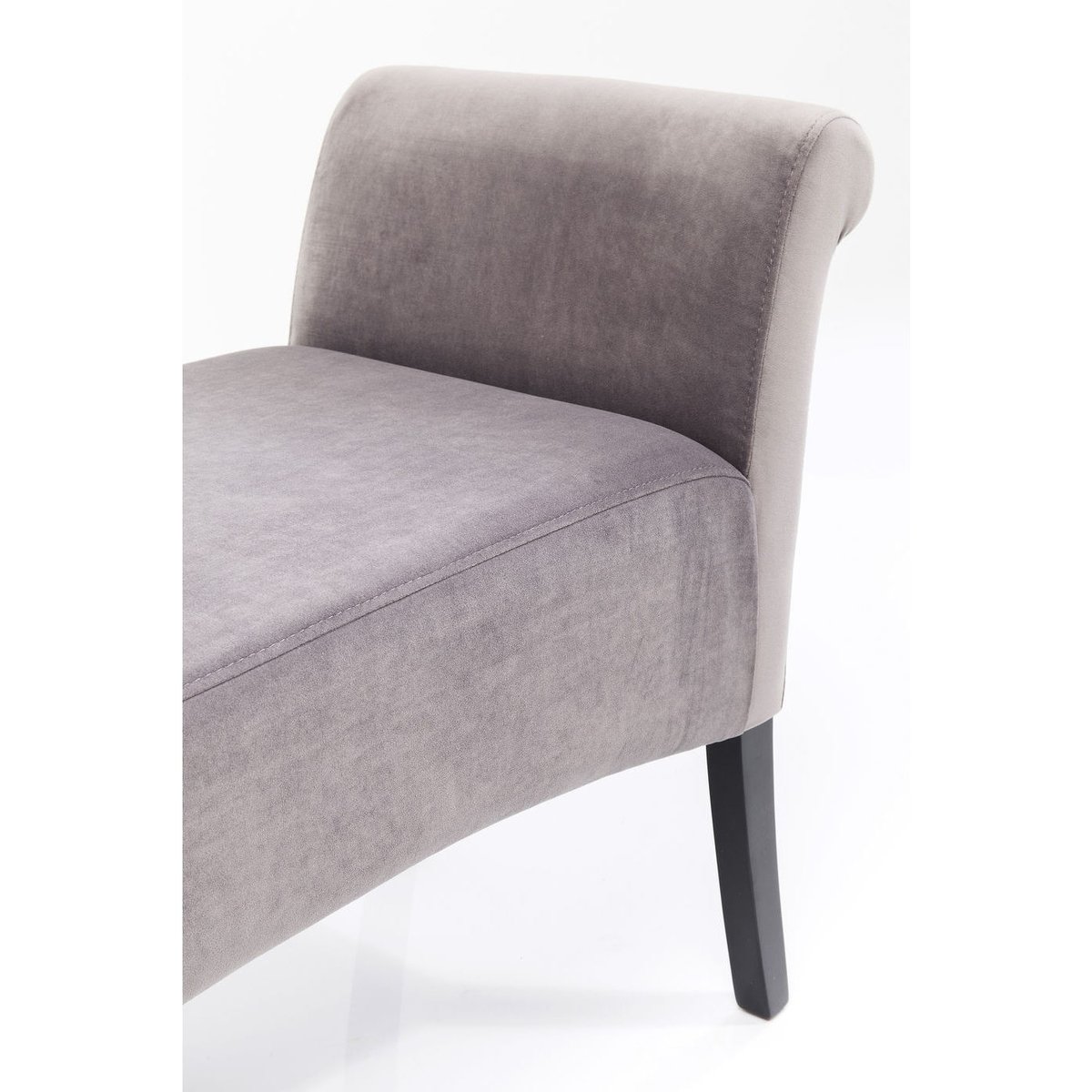 Banc en velours, MOTLEY gris, KARE DESIGN