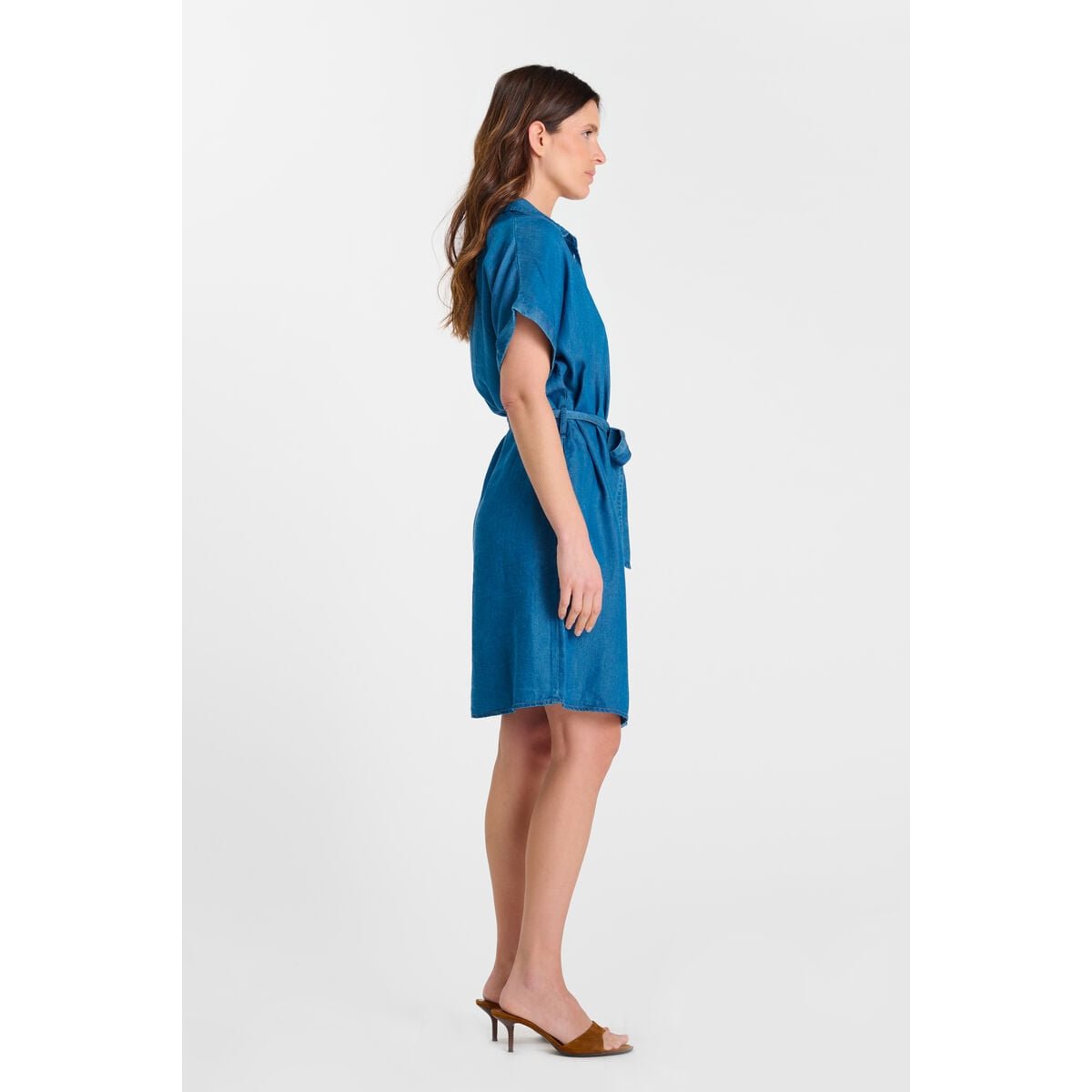 Robe droite DIANE blue denim, LE TEMPS DES CERISES