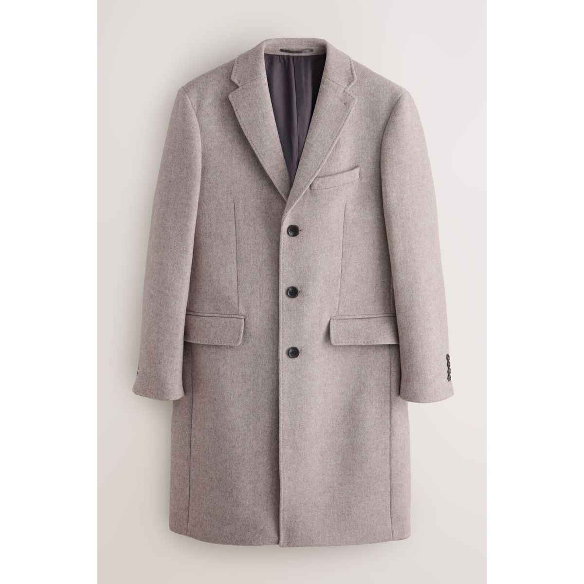 Manteau epsom en laine douce Signature crème, NEXT