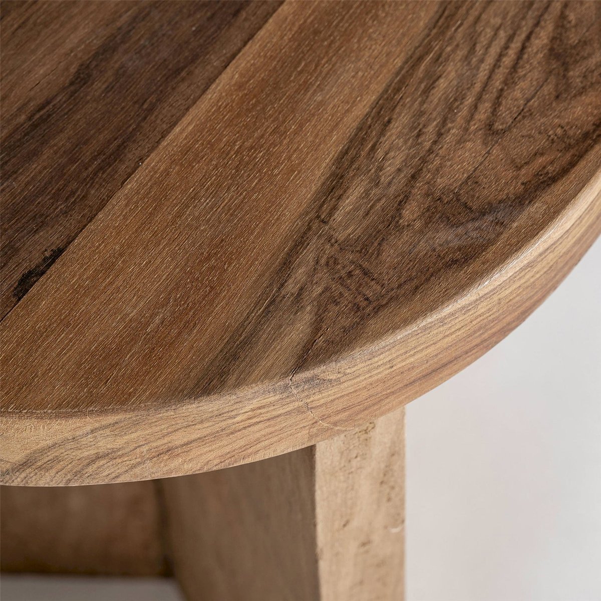 Table basse en bois recyclé style nordique marron bois naturel, RECOLLECTION