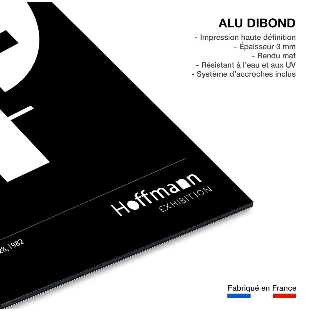 Tableau exposition hoffmann tableau alu dibond, HEXOA